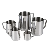 1pc stainless steel frothing coffee pitcher pull flower cup cappuccino milk pot espresso cup latte art milk frother frothing jug