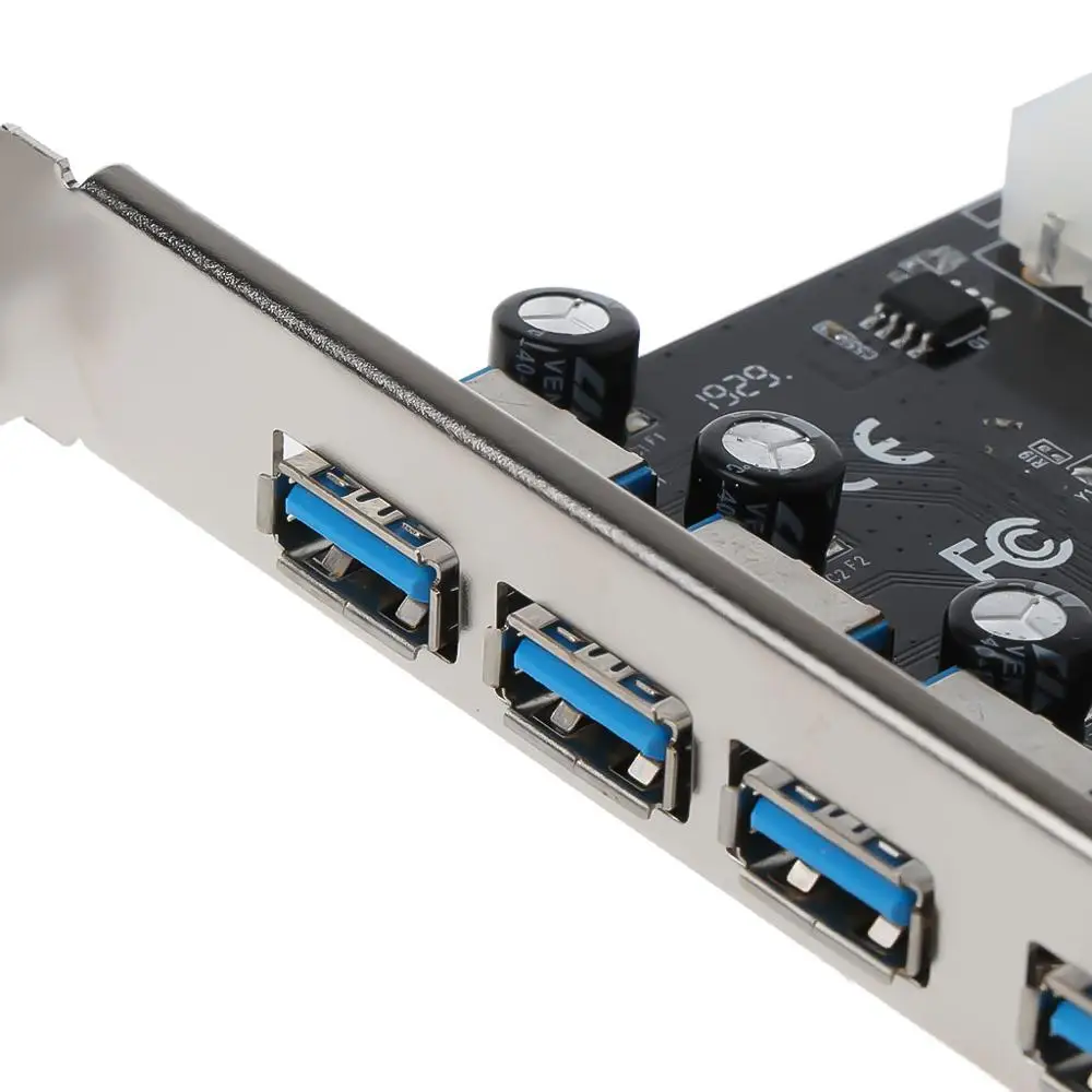 4 порта PCI E к USB 3 0 концентратор Express адаптер расширения карты 5 Гбит/с скорость для