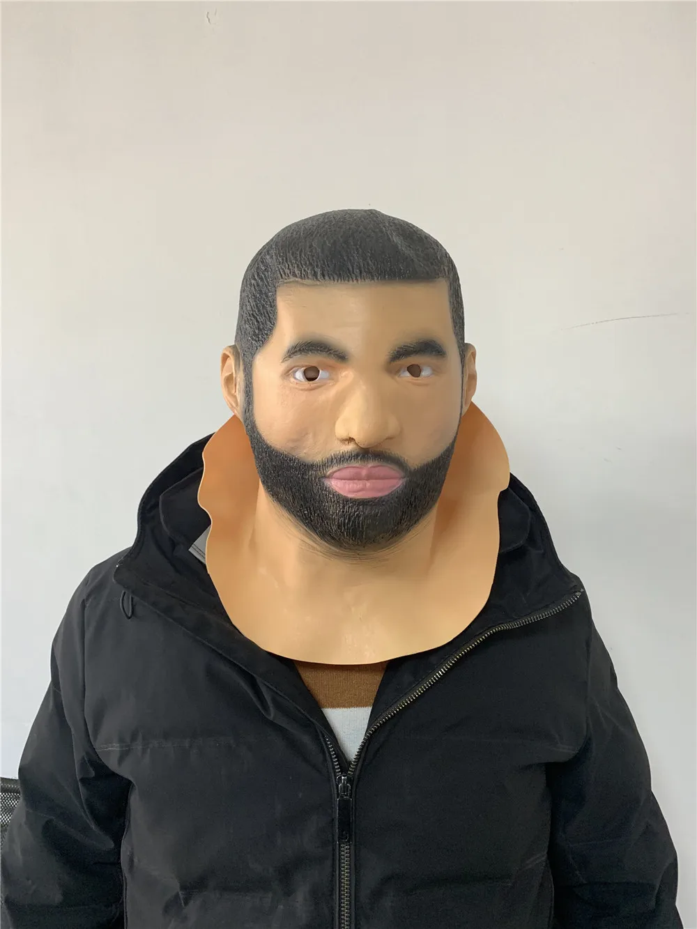 Маска для телосложения сильная мужская с бородой Косплей латексные Реалистичные