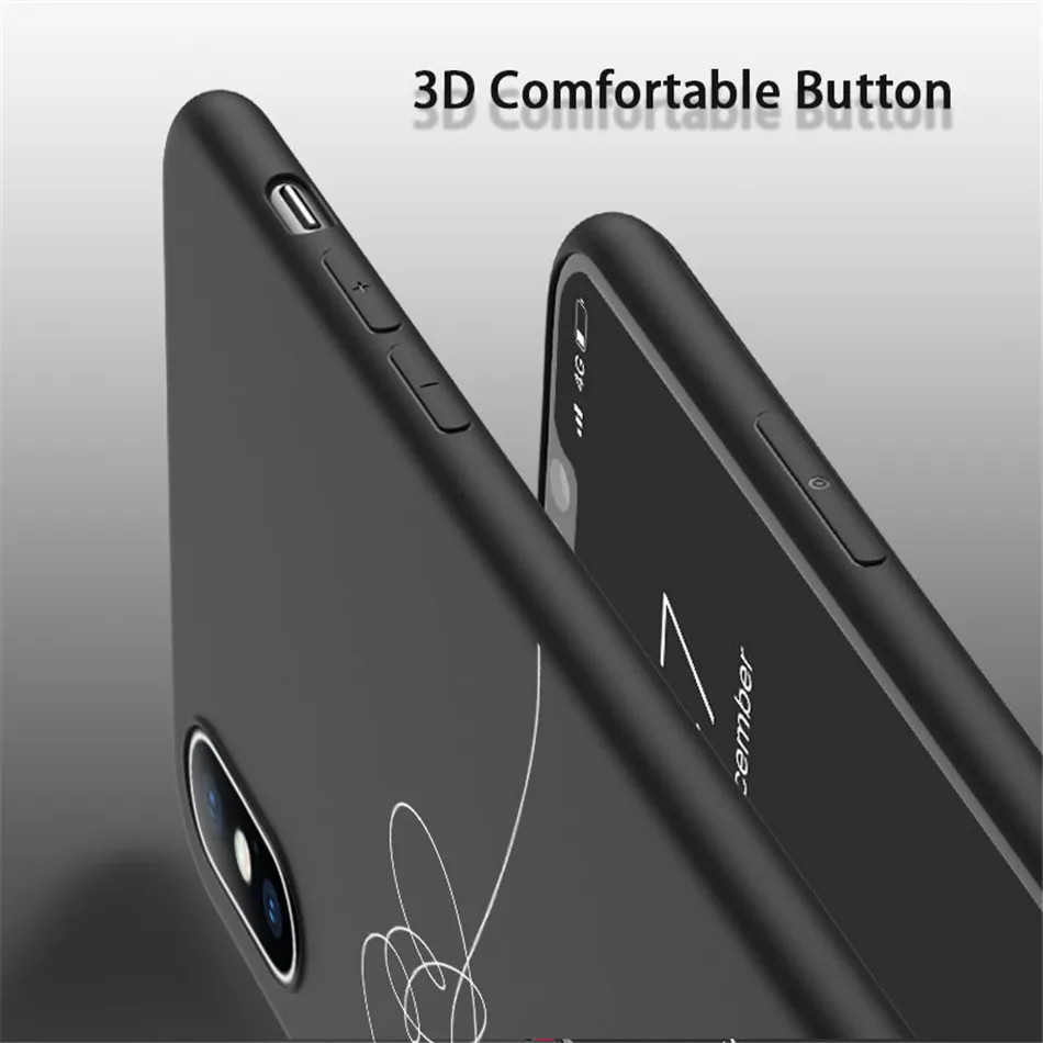 USLION чехол для телефона с буквенным принтом для iPhone X XS XR 11 Pro Max, чехол с сердечком, Мягкий ТПУ силиконовый чехол s для iPhone 8 7 6 6s Plus