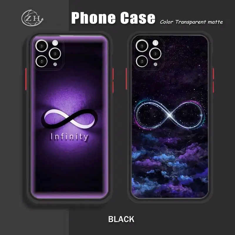 

INFINITY Phone Case For IPhone XR 11 Pro Max Mini Matte Fashion Candy Soft Shell Silicone Color Set Best Match Newest