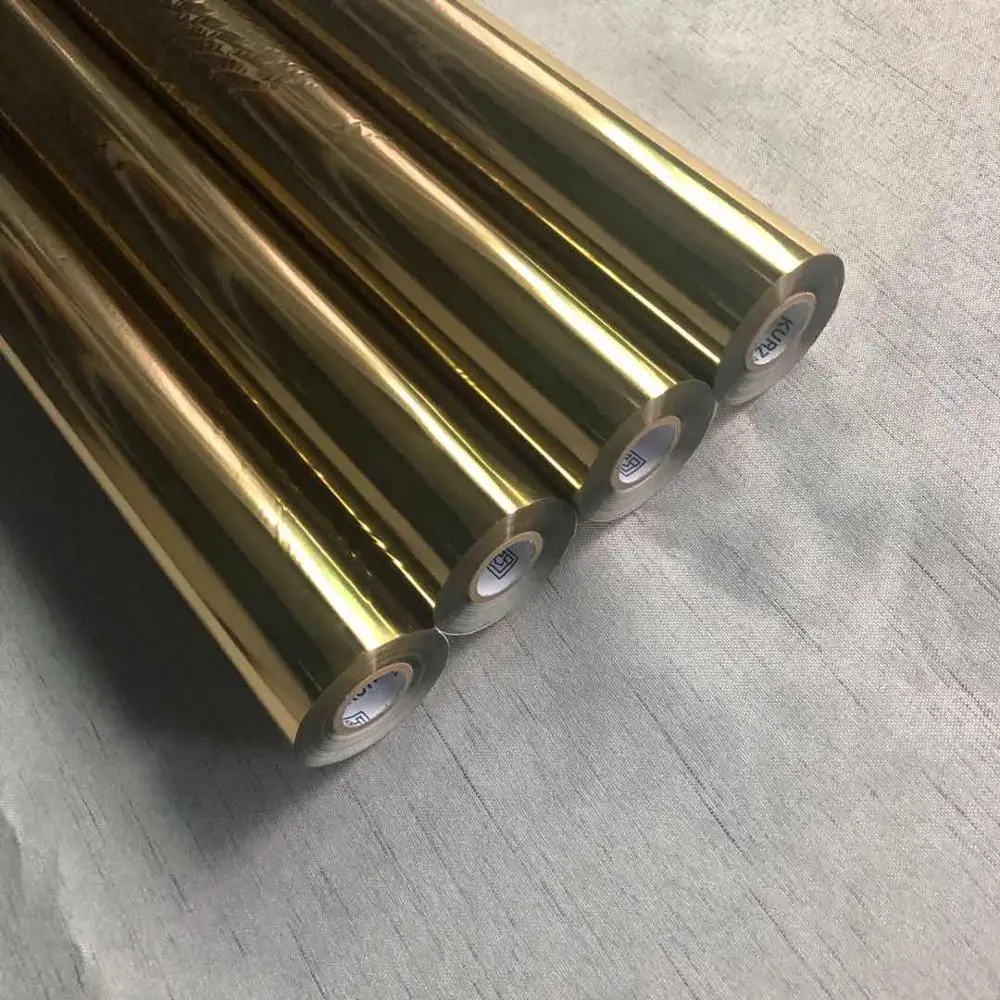 

Germany KURZ luxor 220 color cold foil transfer hot tamping foil book binding foils for priniting boxes ,plastic,bottle, card