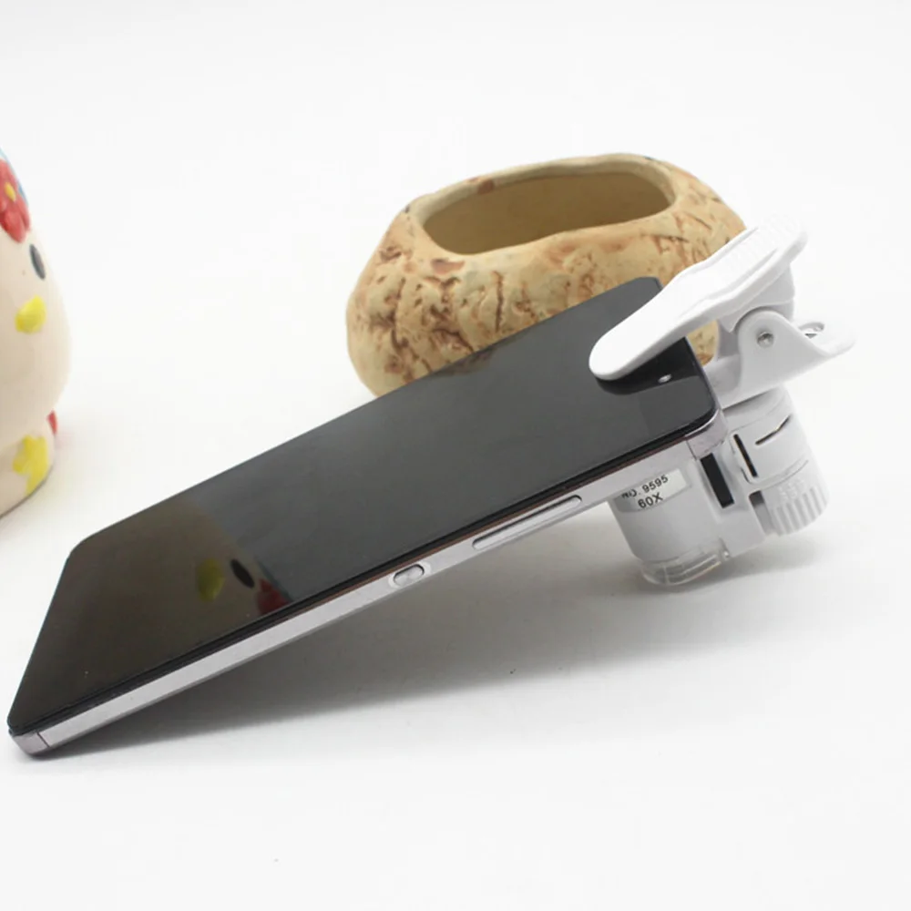 Универсальный 60X мобильный телефон Макрос микроскопа объектив зум Микро камера