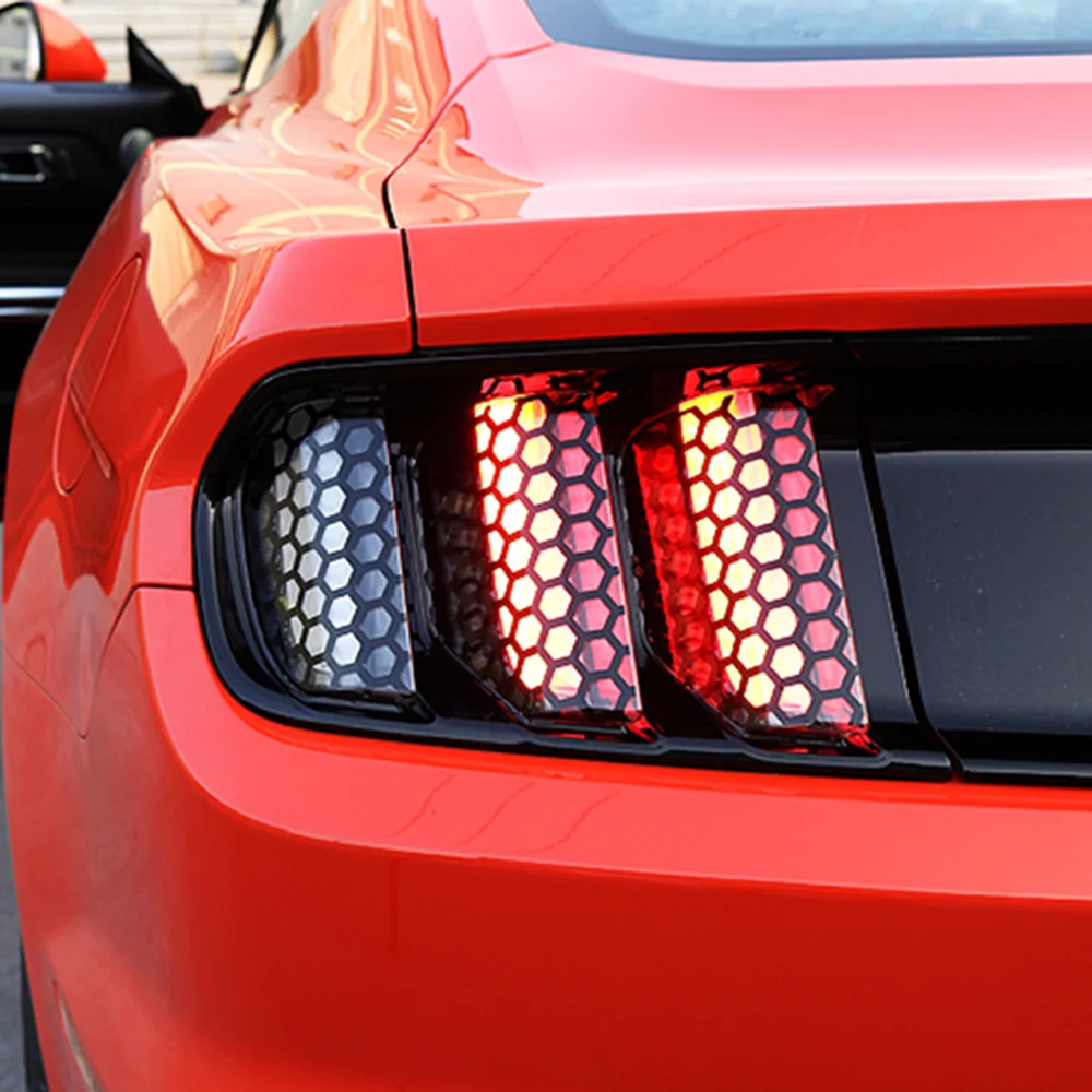 1Pcs Car Rear Tail Light Honeycomb Stickers Styling For bmw e46 e39 e90 e60 e30 f10 f11 f20 f30 g20 g30 x1 x3 x5 z4 | Автомобили и
