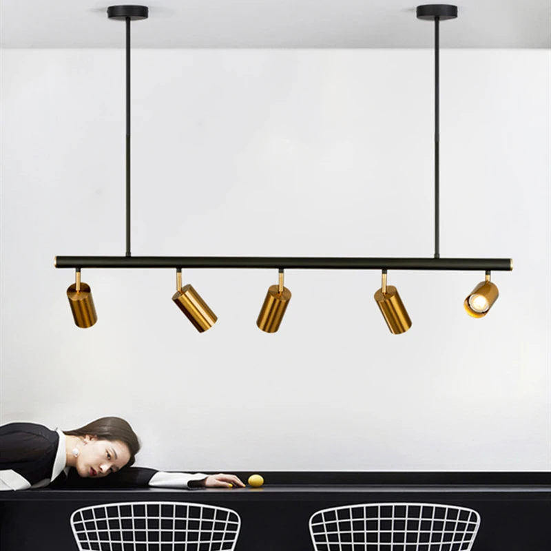 Дизайнерская трубчатая люстра Современный домашний декор освещение