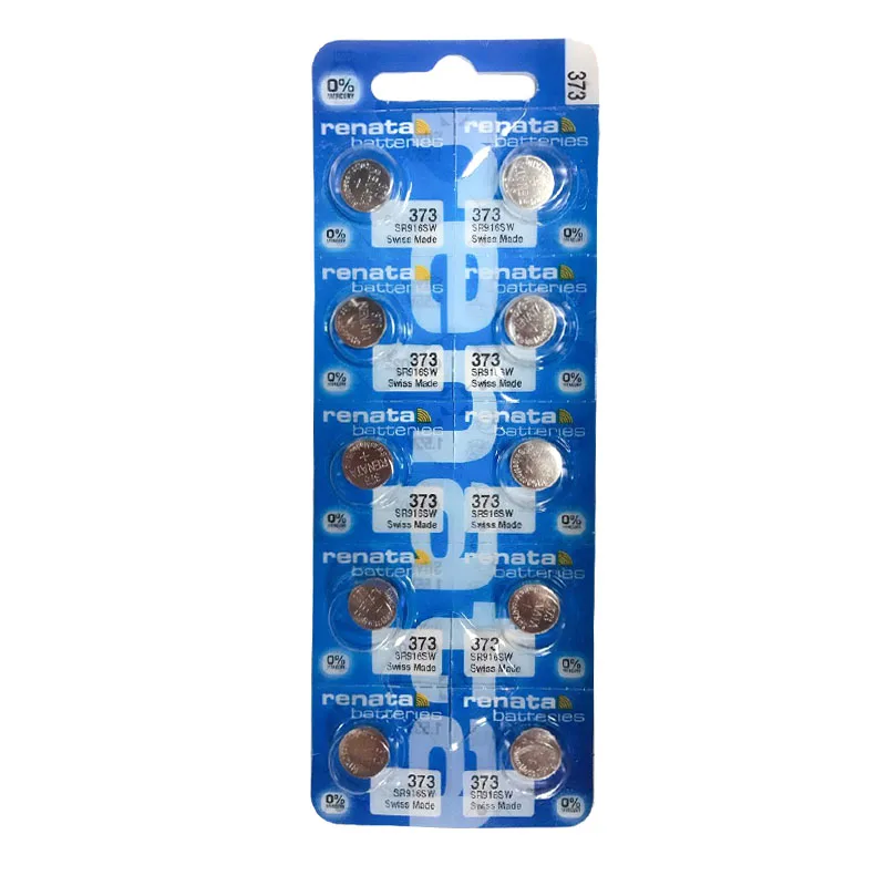 5 шт./лот Renata 373 100% оригинальный фирменный новый аккумулятор для часов с оксидом