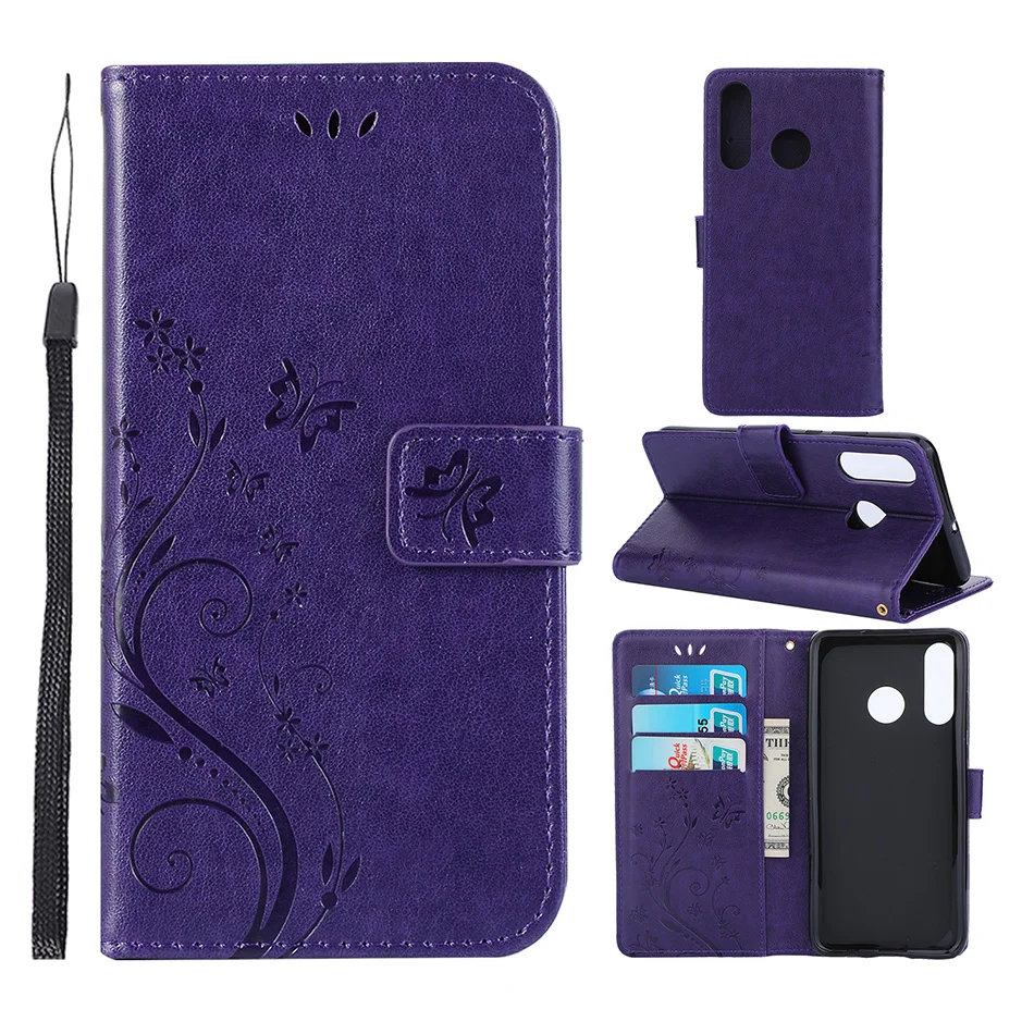 Модный кожаный чехол-кошелек с откидной крышкой для Huawei Y6 Pro Y7 P Smart 2019 P20 Lite P40 Mate 30