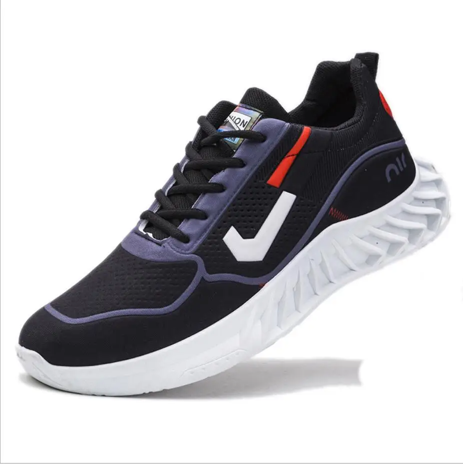 

Men's shoes new breathable Korean casual shoes trend lace up light running shoes woven sports shoes men's shoes