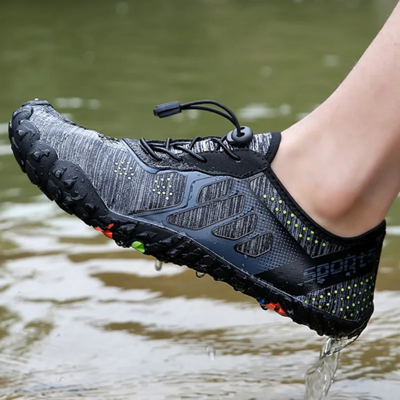 Плавательные туфли унисекс быстросохнущие с пятью пальцами для мужчин и