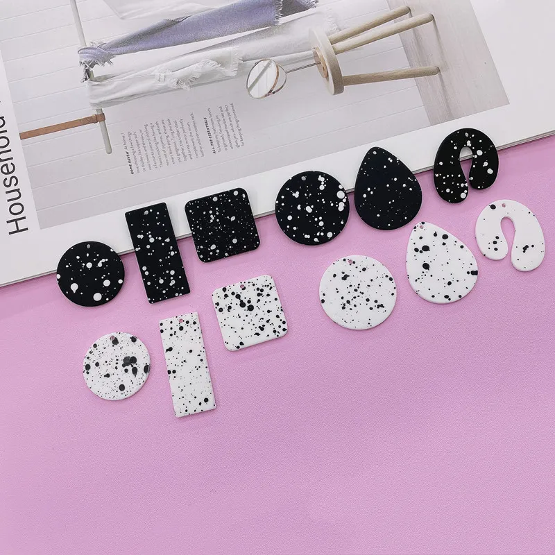 

Минимальный заказ, 30 шт./лот, акриловые бусины для самостоятельного изготовления ювелирных изделий, сережек, аксессуаров для одежды