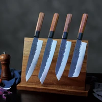 fangzuo japanese kitchen knives forged high carbon stainless steelchef knife sharp santoku cleaver slicing utility knives tool