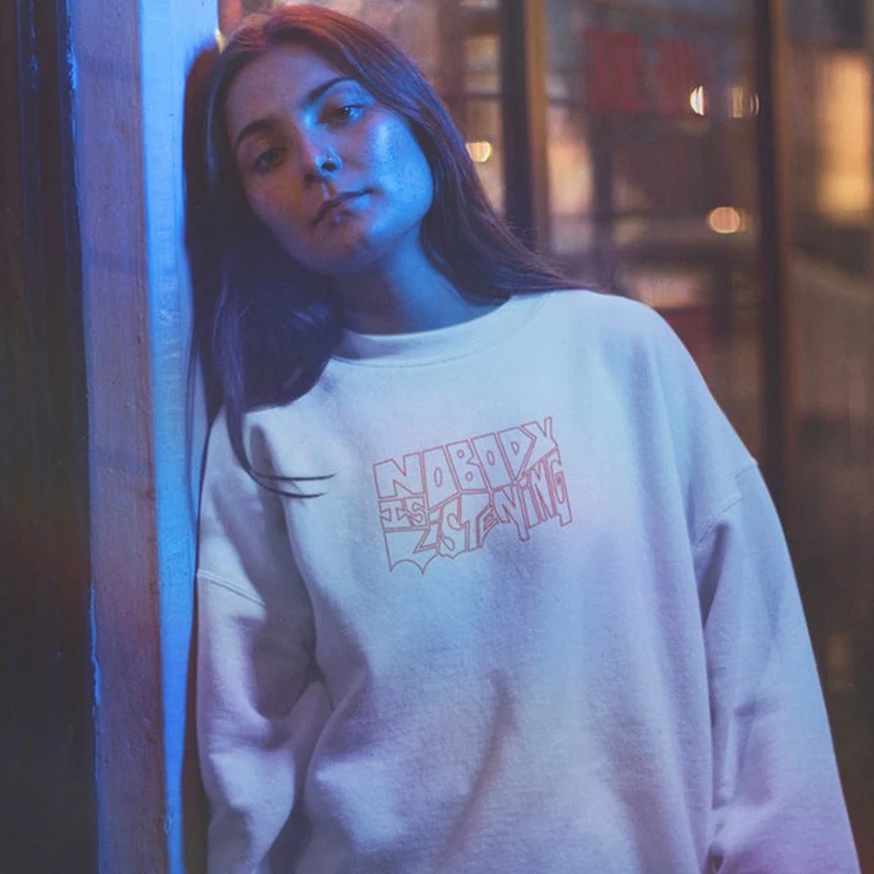 

Zayn Malik Nobody Is Listening Women Sweatshirt Hip Hop Graphic Jumpers Tee Clothes Gothic Tops Dropship