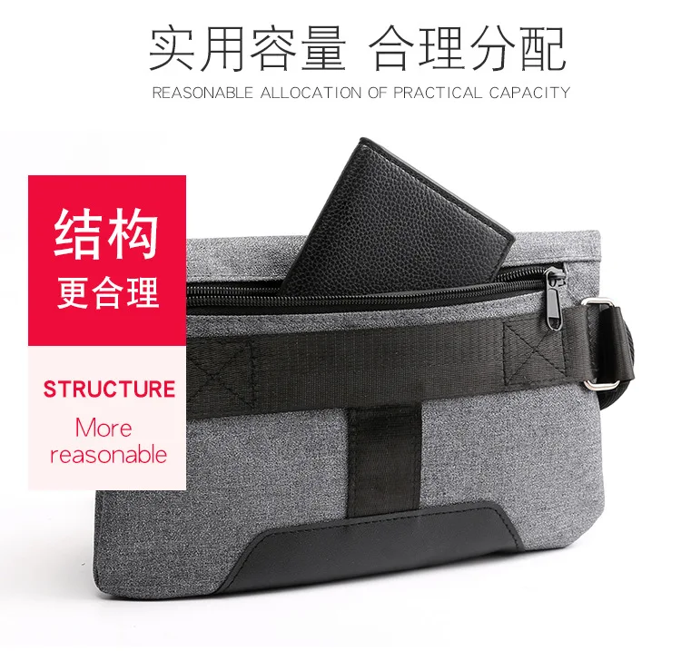 new men's shoulder bag outdoor sports chest bag casual multi-function Messenger bag