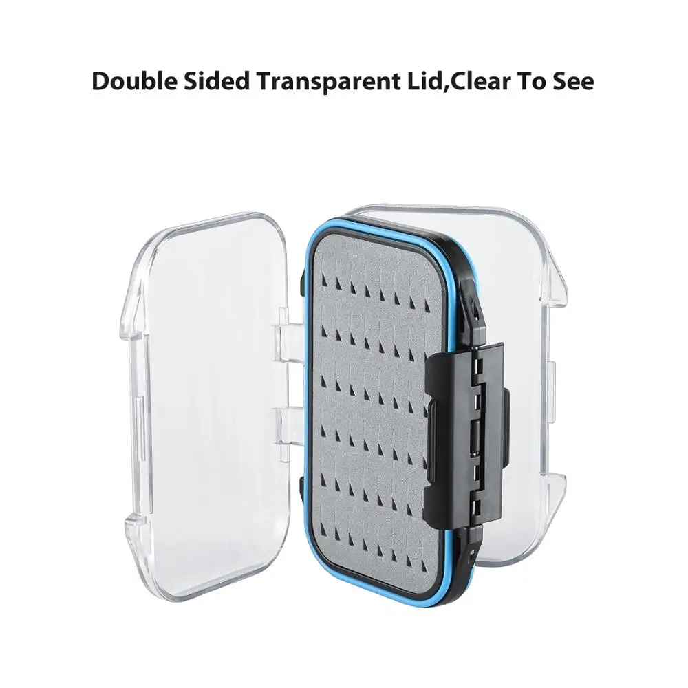 Водонепроницаемый двухсторонний легкий бокс для ловли нахлыстом Magreel прозрачный