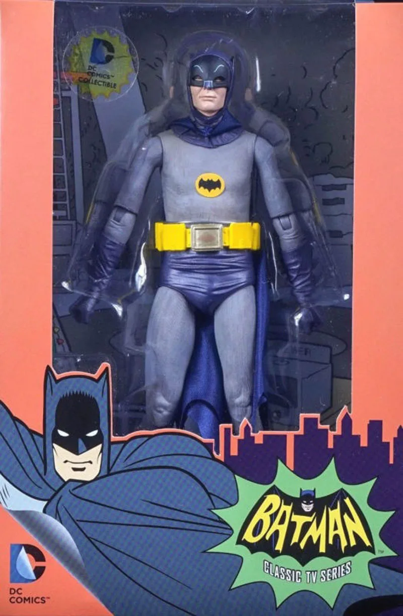 C with box 18 см DC cartoon Alliance of injustice Neca Бэтмен против Супермена Джокер Коллекционная Фигурка модель игрушки - Цвет: C with box