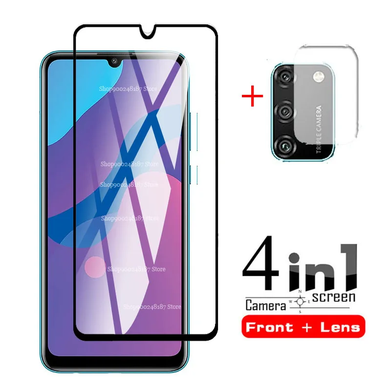 Закаленное стекло 4 в 1 для Honor 9a, стекло для объектива камеры, Защита экрана для Huawei Honor 9a MOA-LX9N 9 a Honor9a 6,3 дюйма, защитная пленка