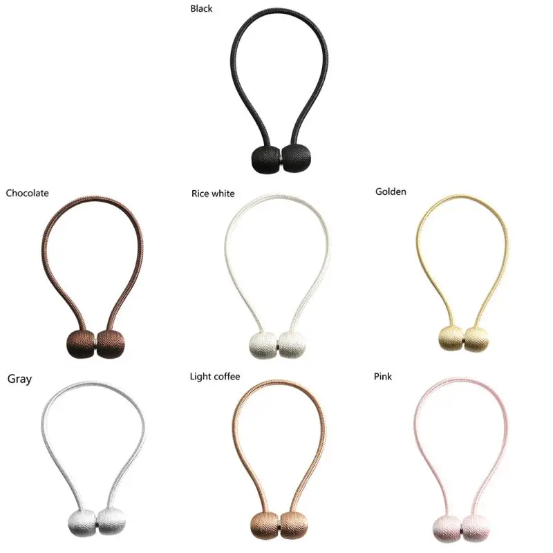 2 упаковки магнитных застежек для штор удобные застежки драпировки