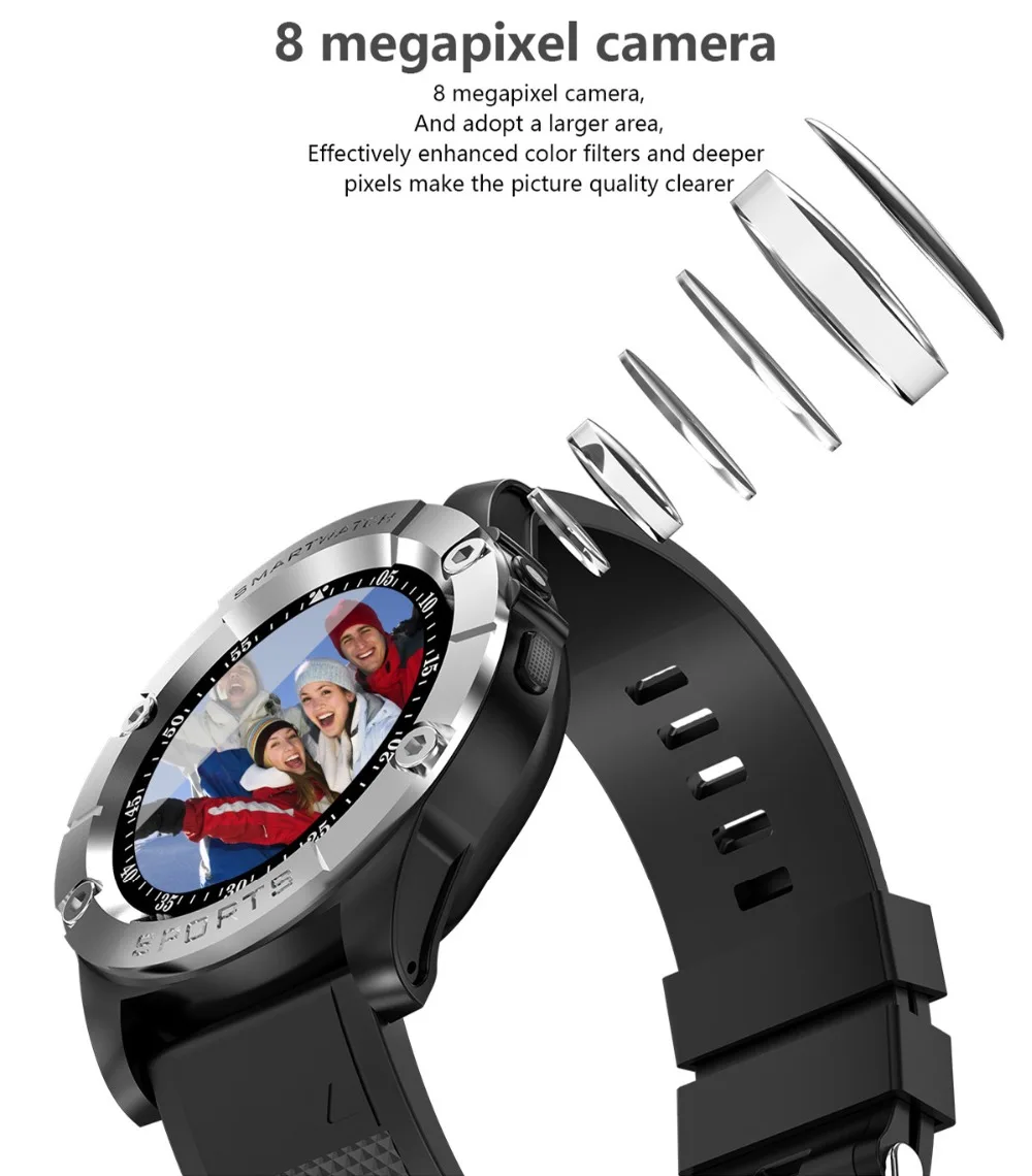 Смарт часы SW98 для мужчин и женщин фитнес трекер спортивные с поддержкой SIM карты