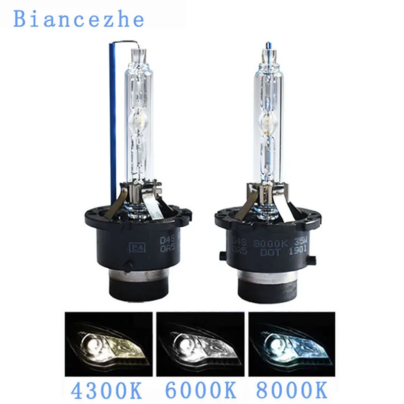 Biancezhe D1S D2S D3S D4S D2R D4R ксеноновая лампа HID фара 4300K 6000K 8000K D1 D2 D3 D4 лампы 35 Вт для