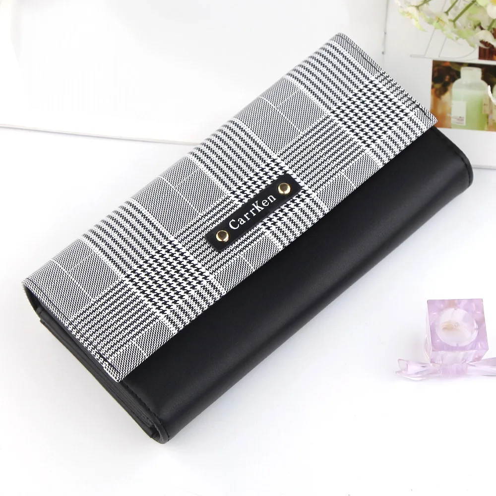 

New Style Ladies Wallets Long Clutches Ladies Zipper Bags Fashion Mobile Phone Bags Portable Leather Bags Wallets