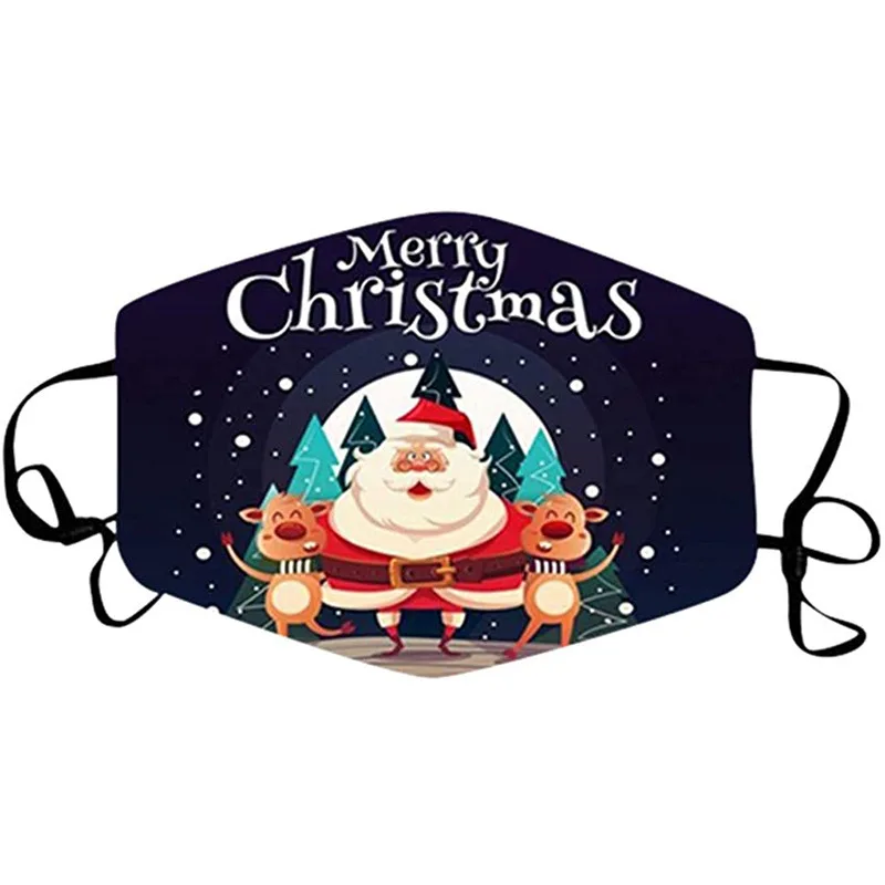 

1pcs Christmas Face Mask Adult Unisex Snowflake Masks For Women Proteccion Facemask Halloween Cosplay Mascara
