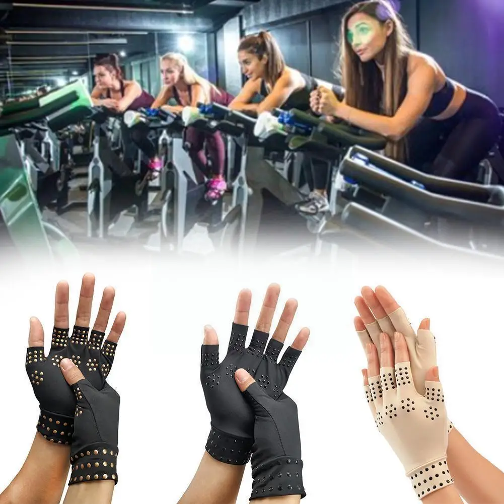 

Magnetic Anti Arthritis Compression Therapy Pain Brace Rheumatoid Hand Relief Corrector Hand Wrist Gloves W7q6