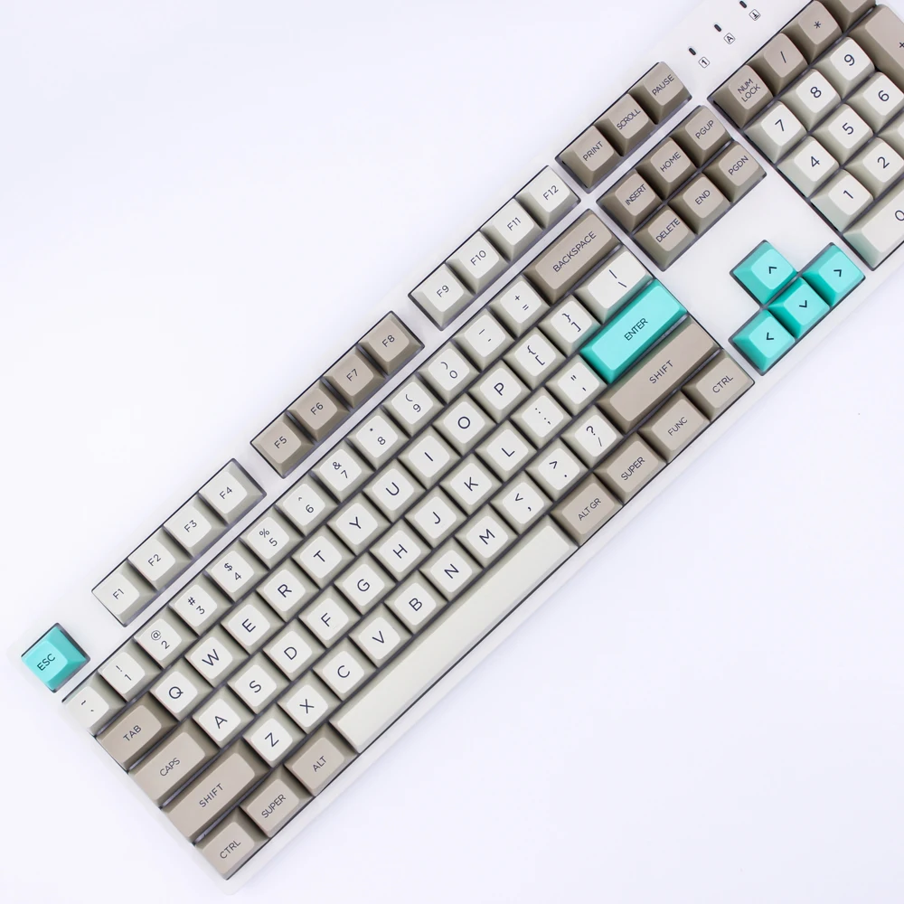 MP SA KEYCAPS PBT Ретро бежевый Keycap сублимационный колпачок для ключей Cherry MX