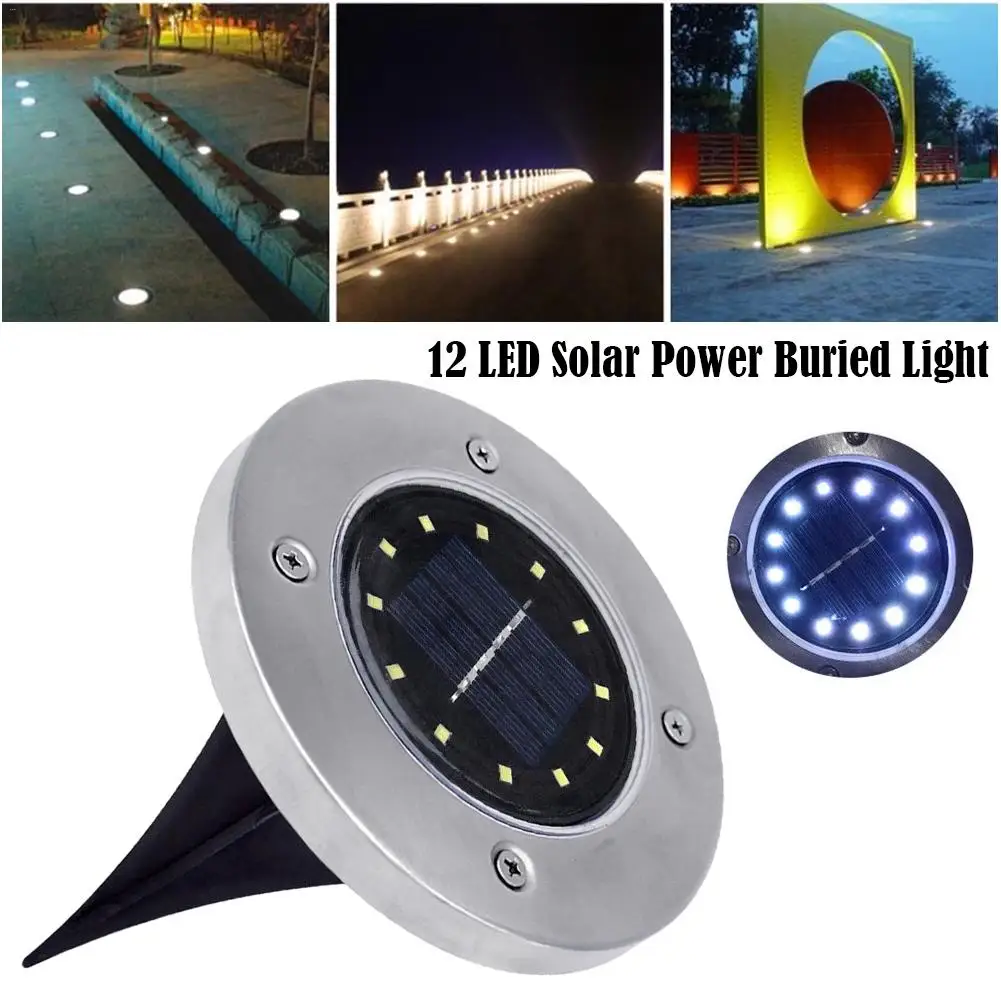 Светодиодный садовый светильник на солнечной батарее уличная лампа из