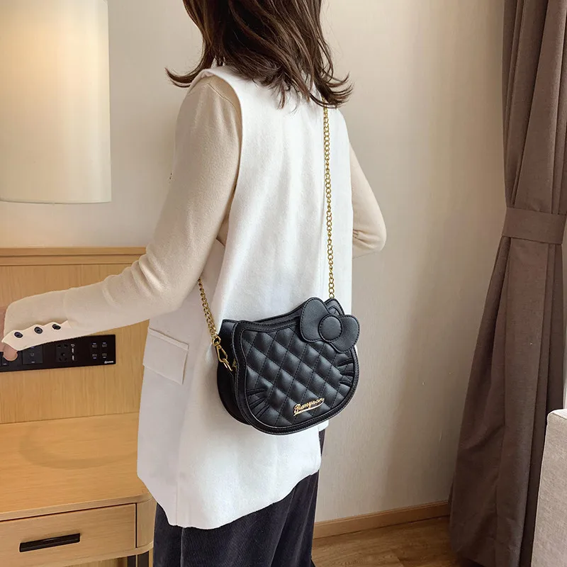 Милая мини-сумка Hello Kitty для детей женская сумка из искусственной кожи с