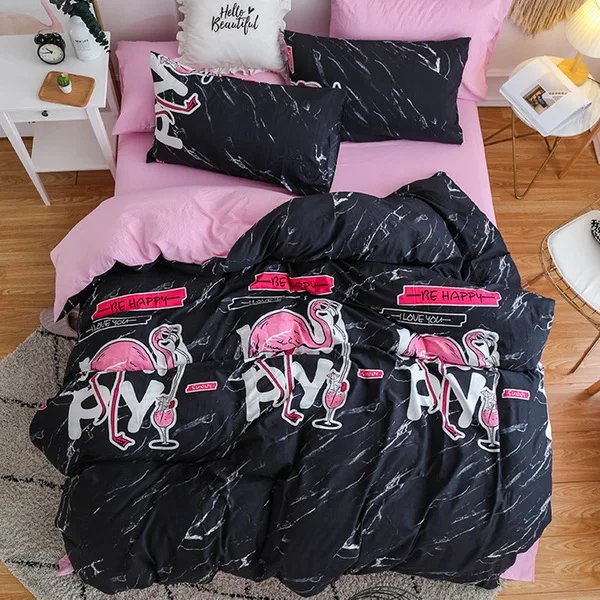 Style 10 Dreampatar модный мультфильм 1 шт. пододеяльник 1 шт. плоский лист 2 шт. наволочка домашний комфорт постельные принадлежности простые текстильные изделия BY216B - Цвет: Style 10