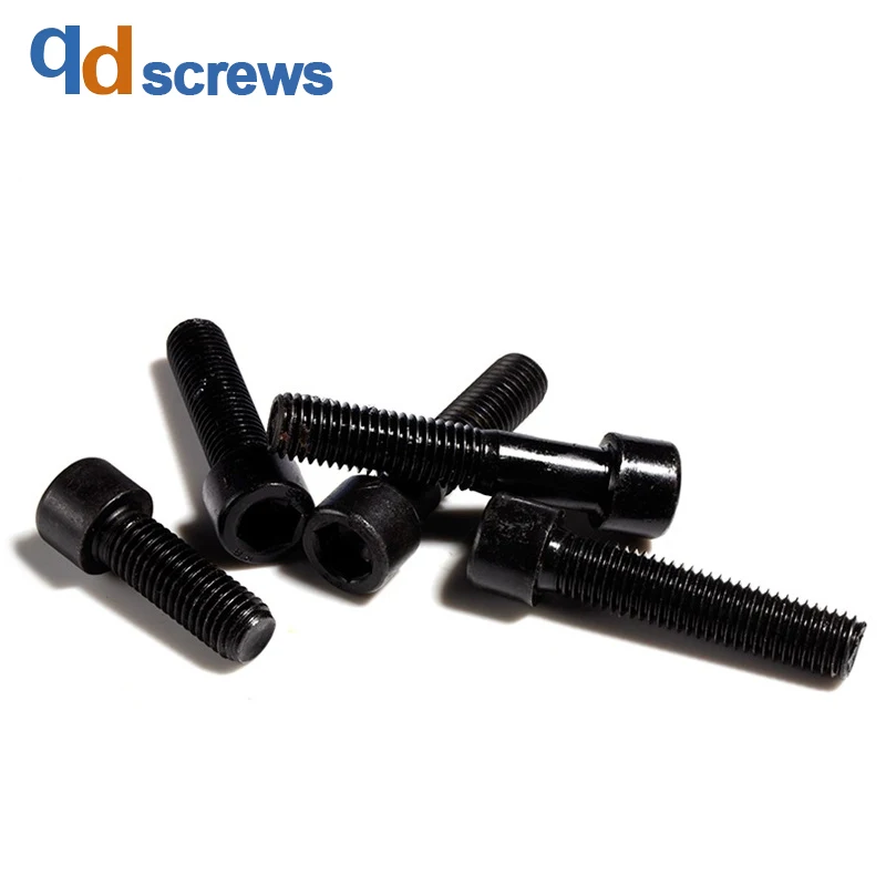8 M3M4M5M6M8 черненая Hexagon socket cap screws Naked с внутренним шестигранником болт GB70 DIN912 ISO