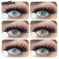 EYESHARE Pair Color Contact Lenses for Eyes Blue Green Color Lens Eyes Soft Yearly Colored Lenses Pupils Beauty Makeup