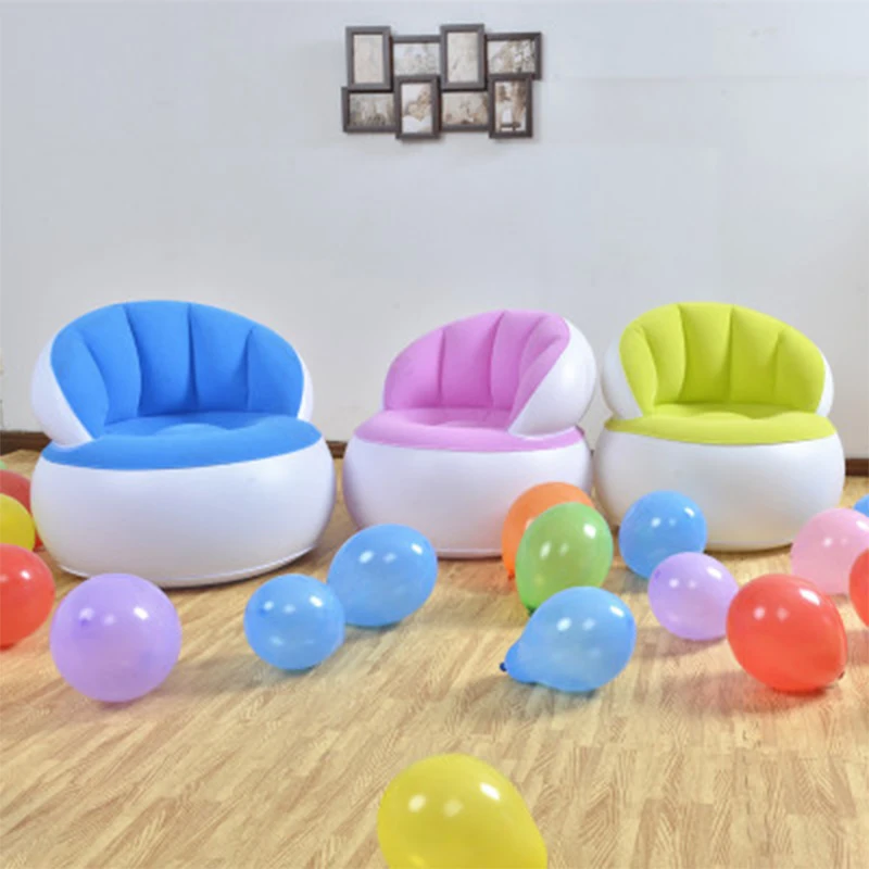 Надувной диван детский красочный Повседневный стул мешок фасоли Флокирование
