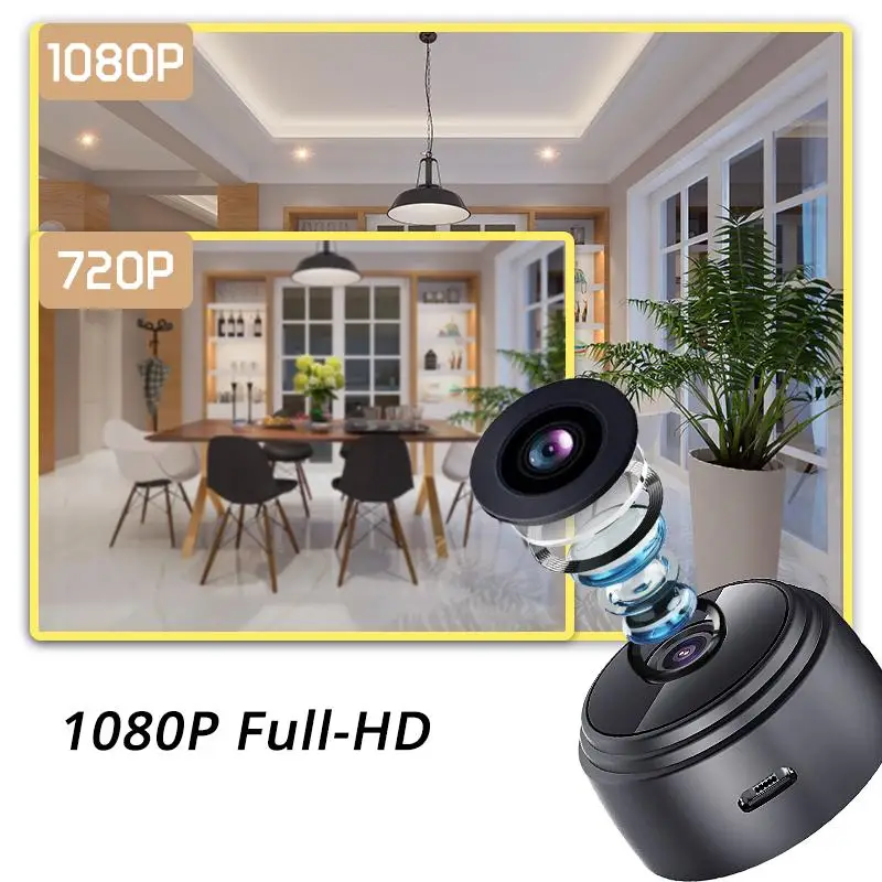 4 шт./лот мини камера Wi Fi HD 1080P Камера видеонаблюдения для помещений Встроенный