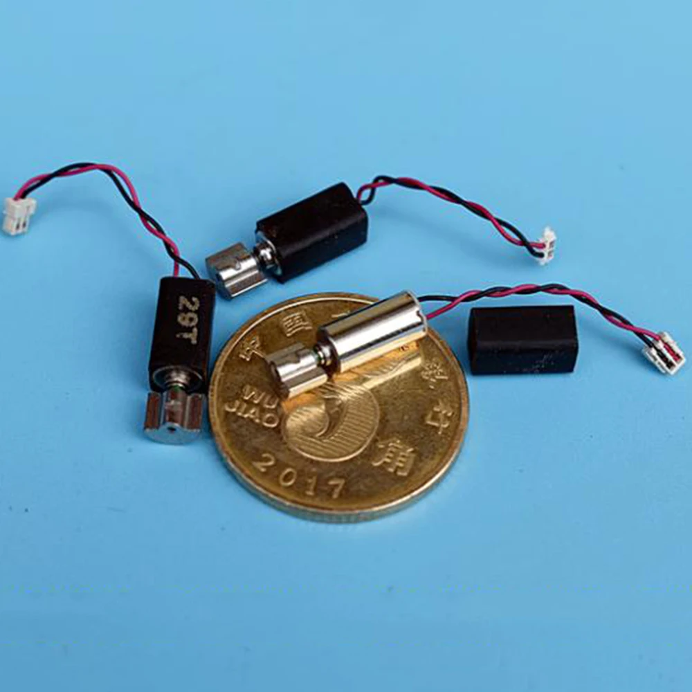 Мини 4 мм * 8 Вибрационный двигатель постоянного тока 3 В-5 в 7 2 Малогабаритный с