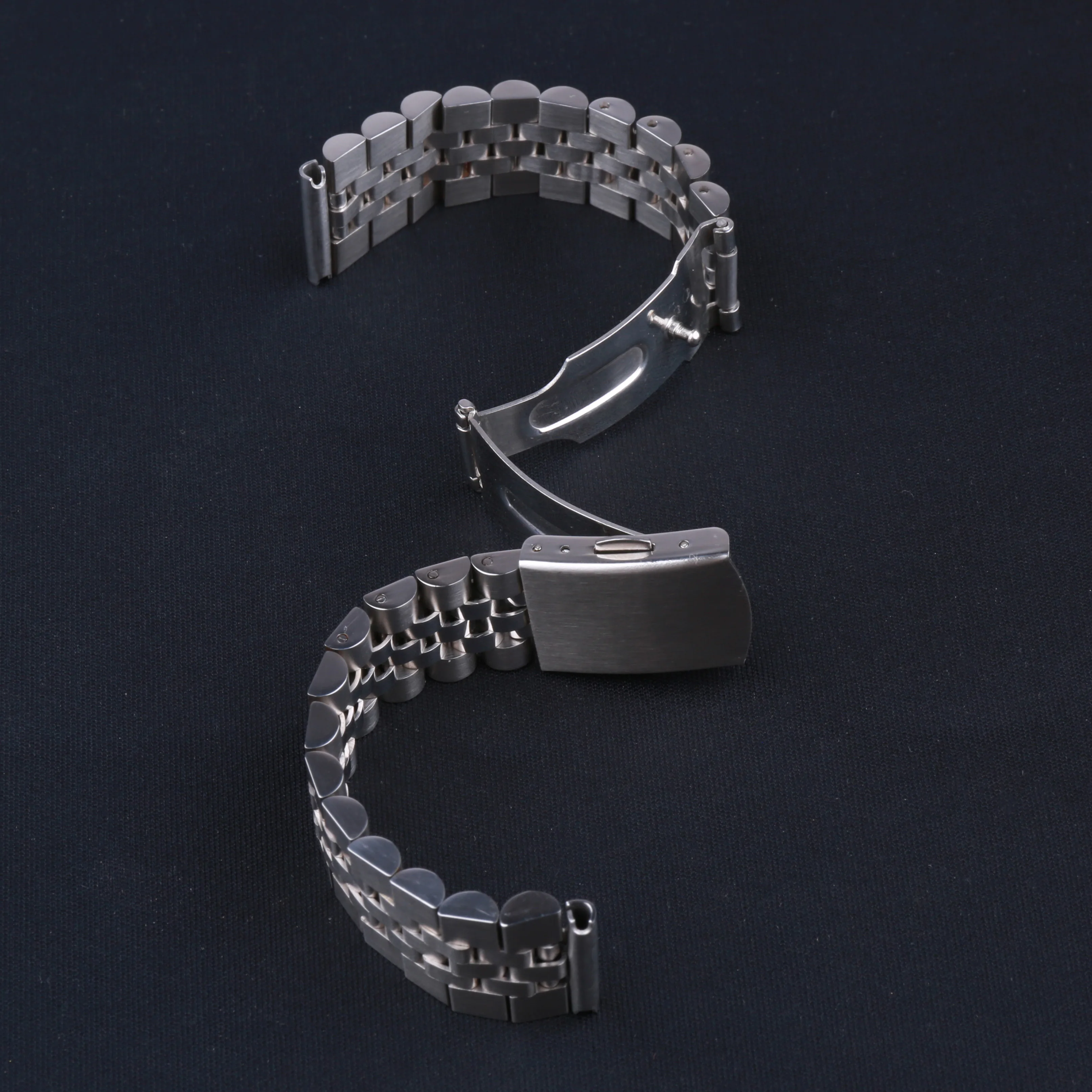 18mm 19mm 20mm 316L Stainless Steel Straight End Jubiless watch Band Strap Suitabel For Rolex Seiko watch