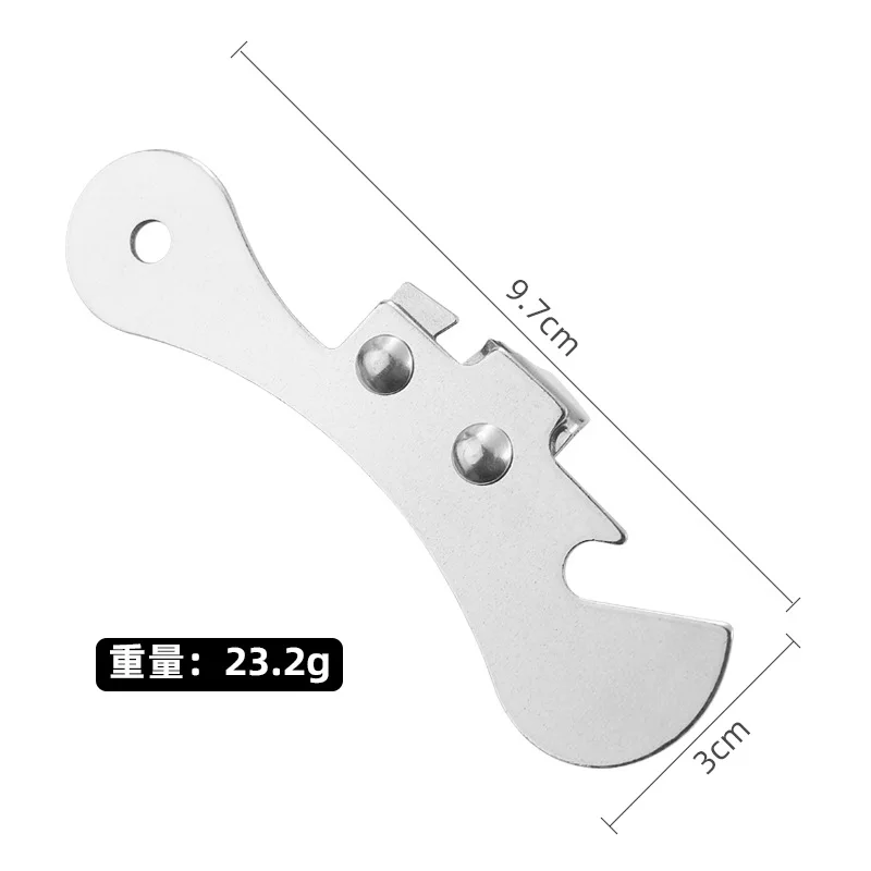 

Can Opener Stainless Steel Can Opener Portable Beer Bottle Opener Kitchen Tools Opener Manual Jar Opener Mini Multi-Tools