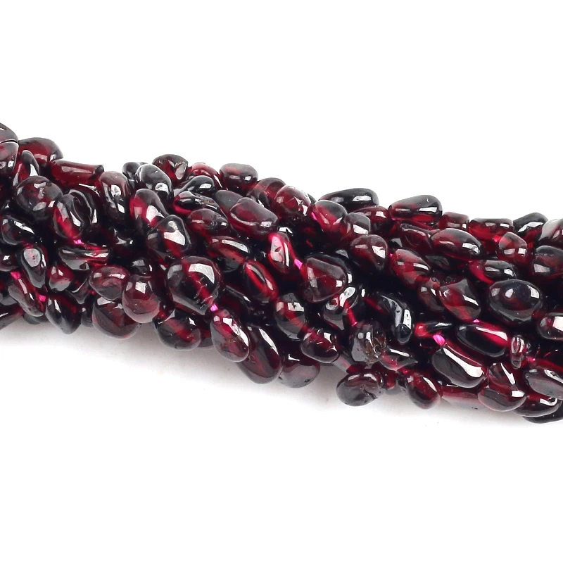 Бусины Из Натурального граната овальной формы 5 х8 мм | Украшения и аксессуары