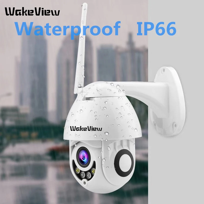 

Купольная камера видеонаблюдения WakeView Mini, 1080P, оптический зум 4X, 2 МП, наружная, водонепроницаемая, HD, ИК, ночное видение