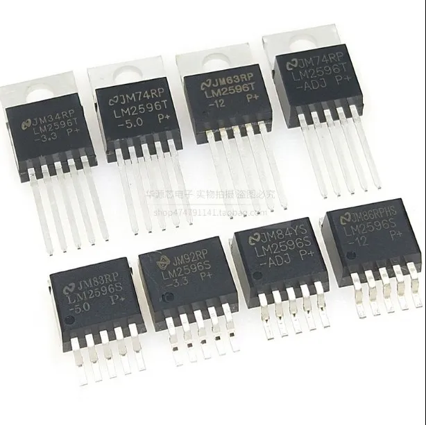 Импульсный регулятор напряжения LM2596S/LM2596T-3.3V/5 0/12/ADJ стабилизация и понижающий чип