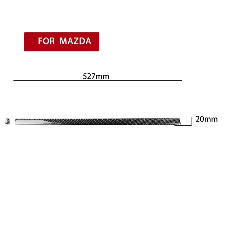 Углеродное волокно Co-pilot Отделка приборной панели полосы автомобильные