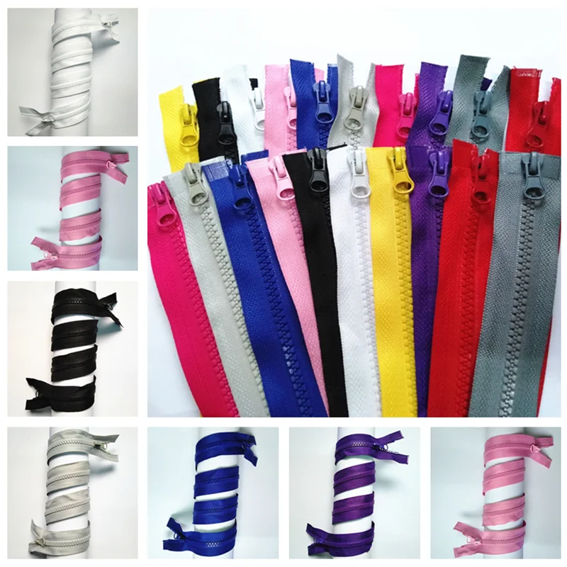 

Молния с двойной молнией для одежды или сумок, 80 см (31,5 дюйма), 5 #5 шт.