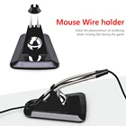 Держатель для кабеля мыши, гибкий зажим для шнура мыши, органайзер для проводов, зажим для USB-кабеля, фиксированный держатель для мышей, играющих в игру