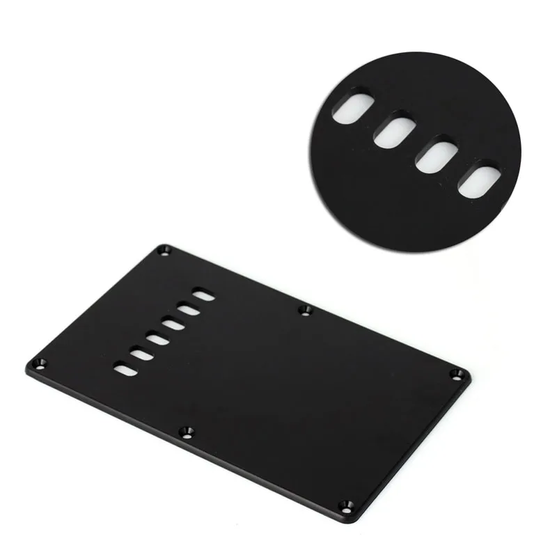 Однослойная Черная задняя панель для гитары Tremolo с пружиной аксессуары черной