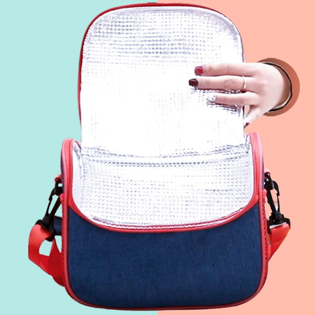Maison Fabre Portable Thermal Lunch Box Leakproof Waterproof Women Kids Men Shoulder Food Picnic Multifunctional Tote Bag 906 | Багаж и