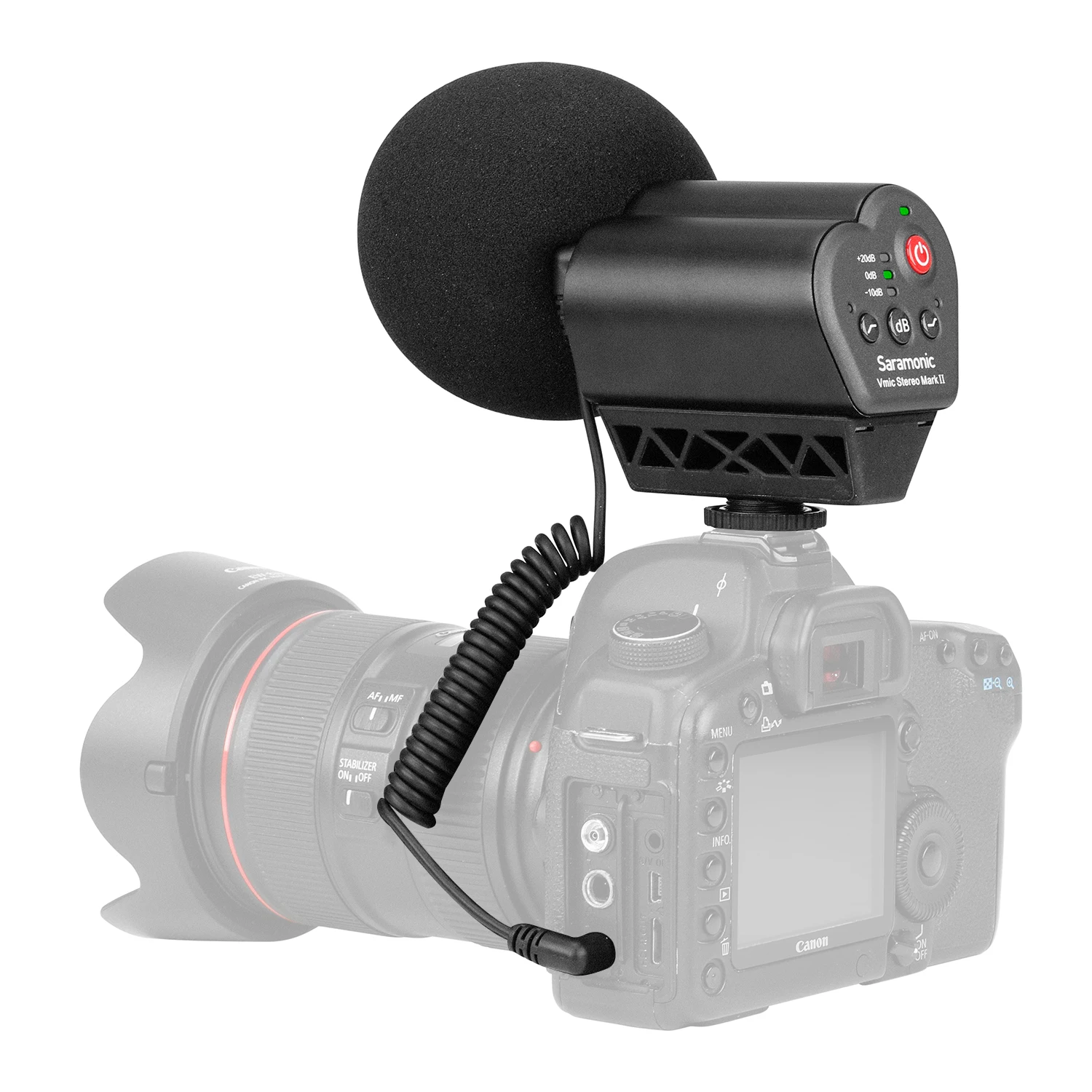 Saramonic Vmic стерео на камеру кардиоидный конденсаторный видеомикрофон для DSLR-камер
