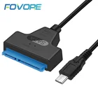 USB 3.1 Type-C SATA кабель-преобразователь штекер на 3,1 ''HDD SSD-накопитель Проводной адаптер USB3.1 SATA3 22Pin кабель для компьютера