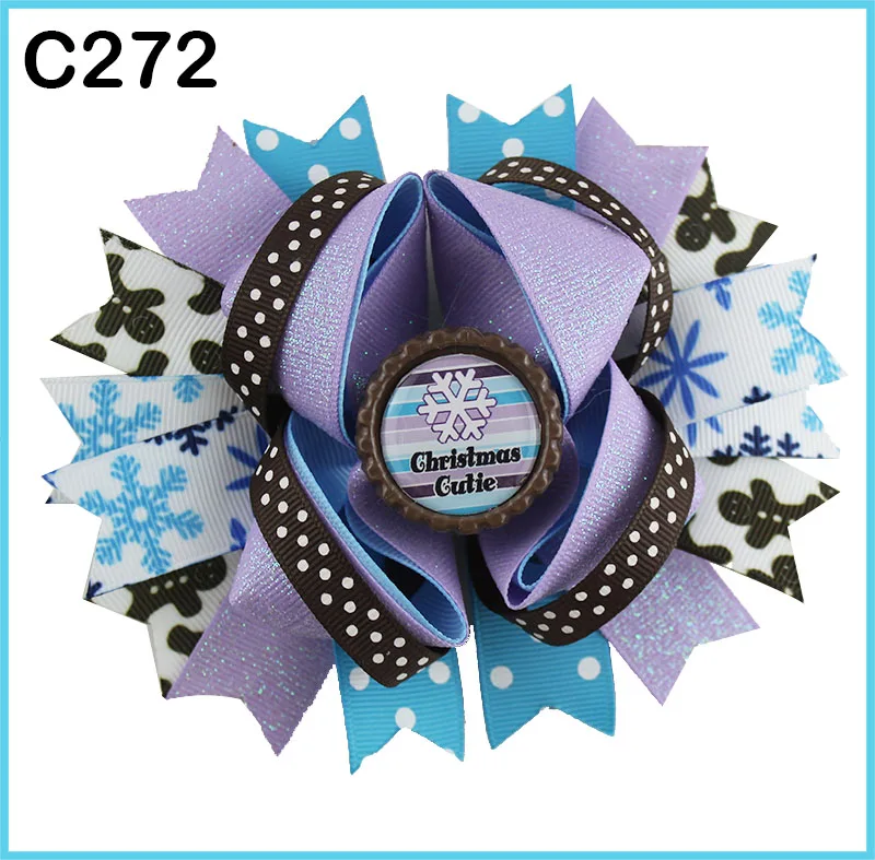 Бесплатная доставка D group 30 шт. модные рождественские банты для волос и забавные