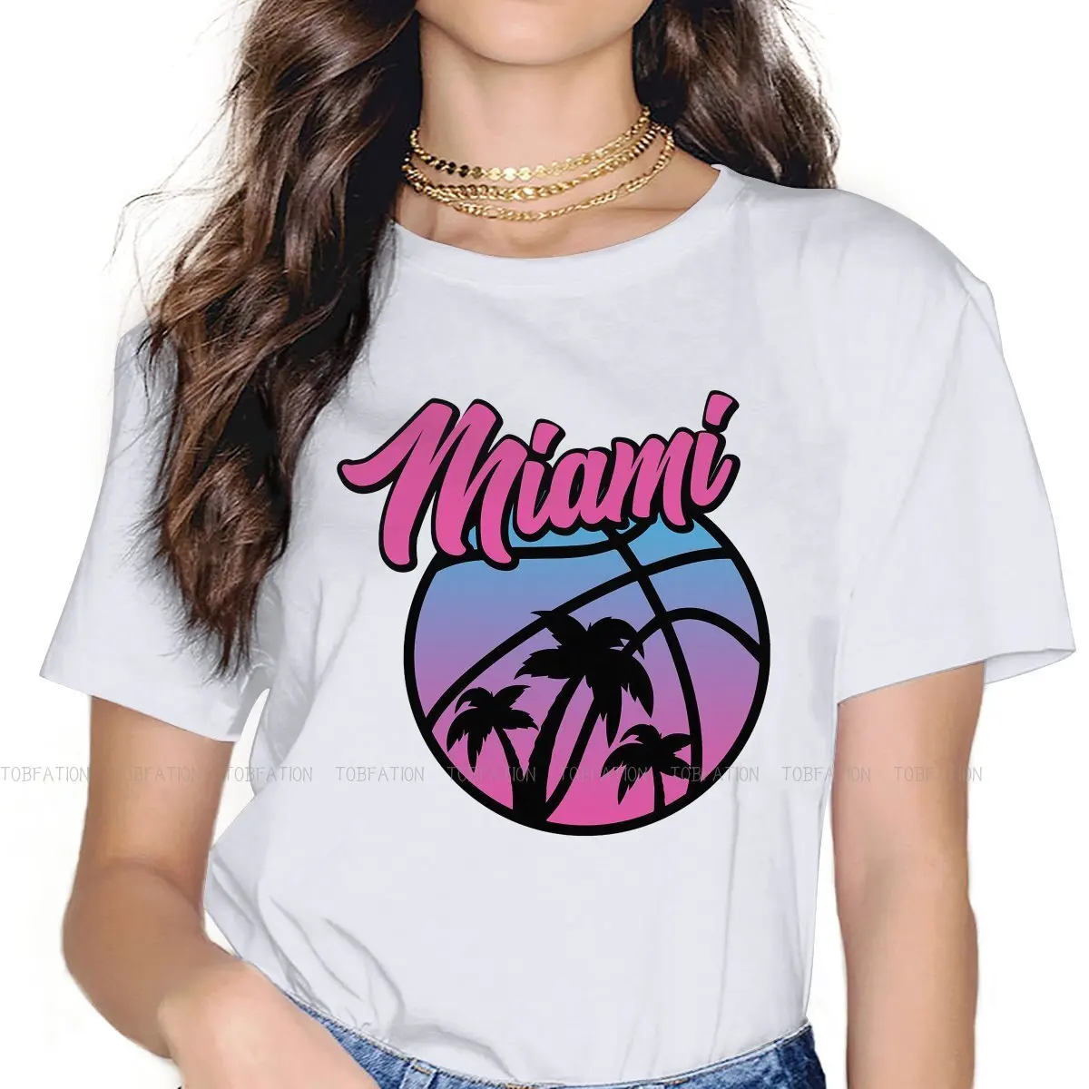 Оригинальные футболки Майами Vicepresidente индивидуальная женская футболка забавная