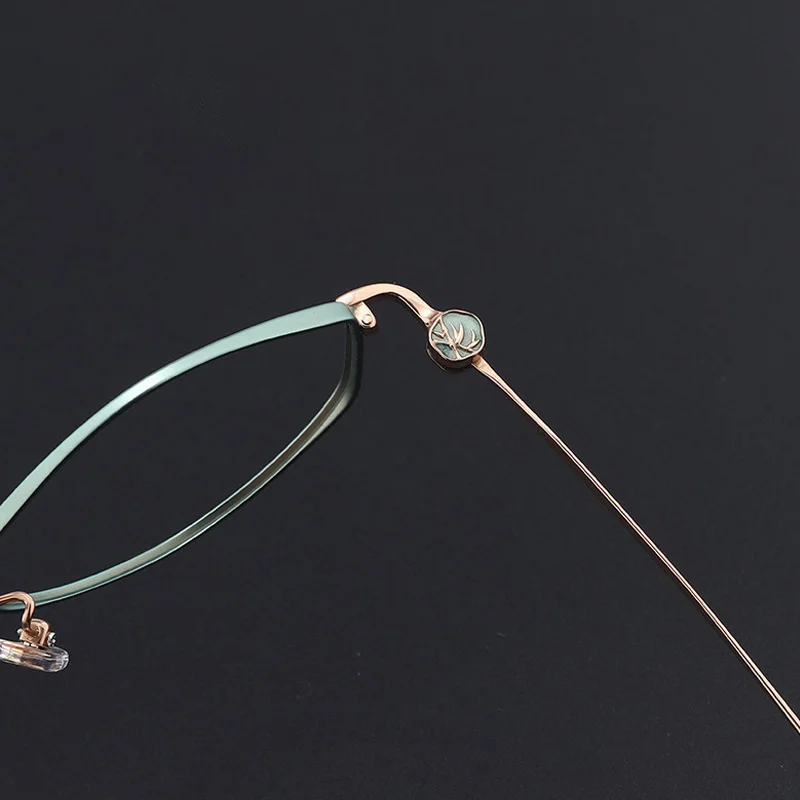 Мужские очки MUZZ из чистого титана оправа для женщин и мужчин ультралегкие